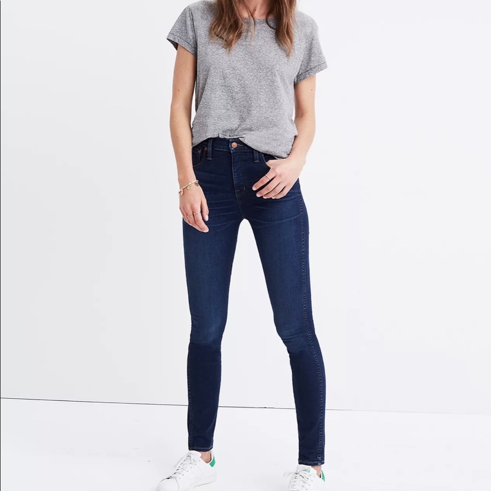 Madewell 10" high rise skinny, Hayes wash